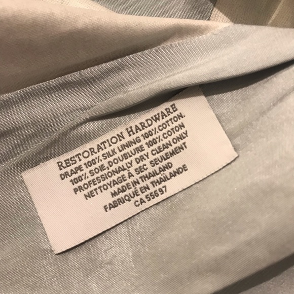 Accents Rh Restoration Hardware Thai Silk Drape Poshmark